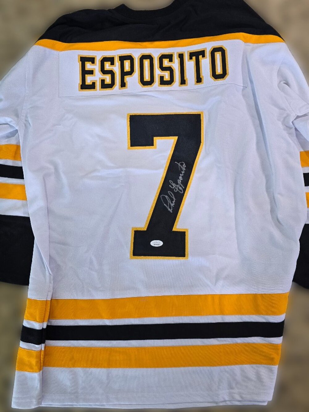 BRUINS - Phil Esposito Autographed Jersey